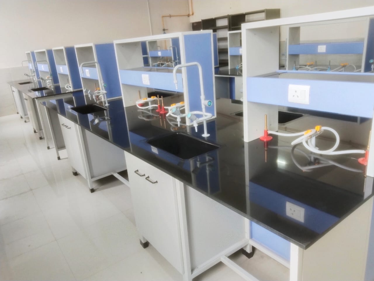 Physics Lab Furniture Installation