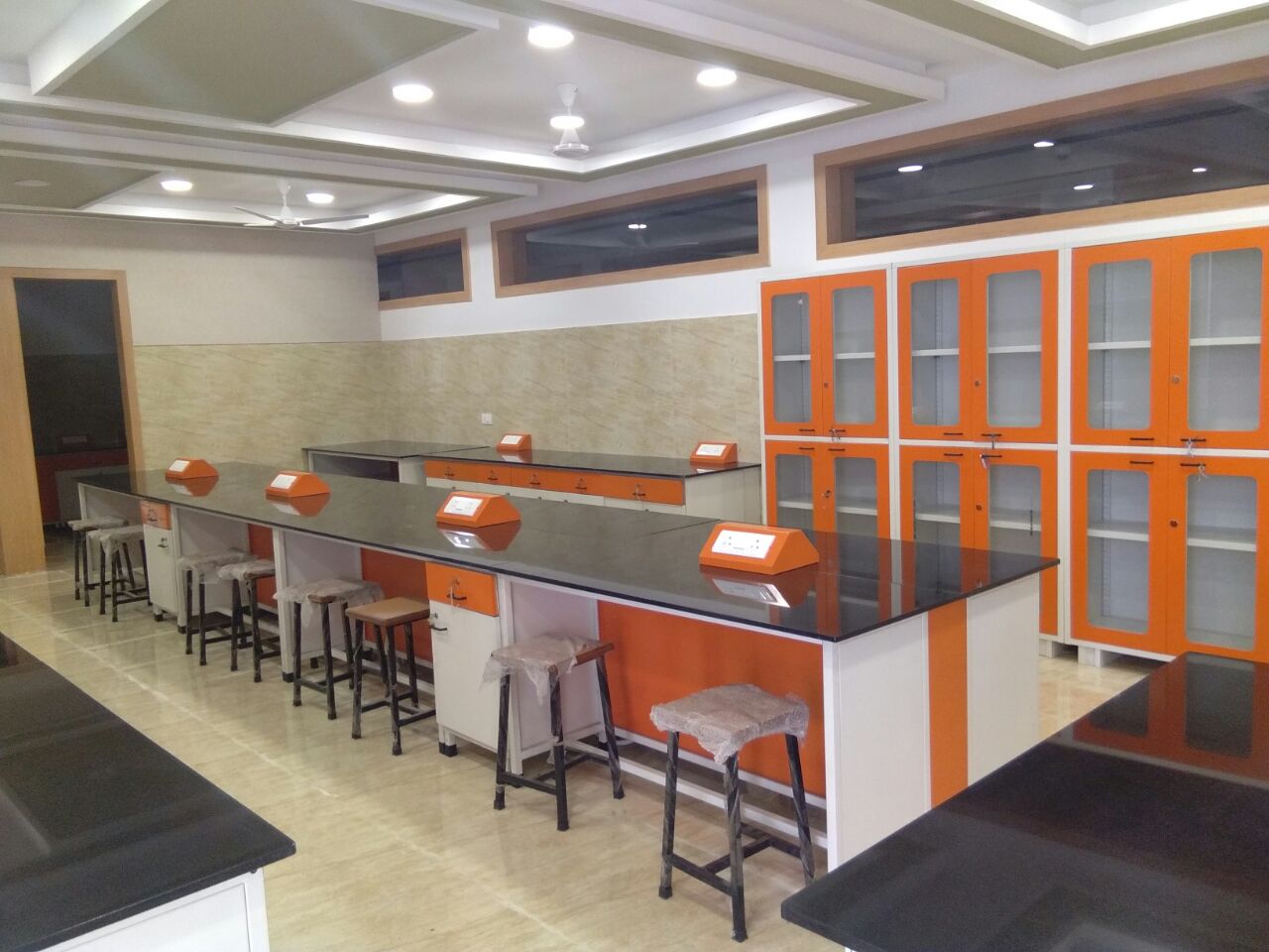 Composite Lab Furniture Installation